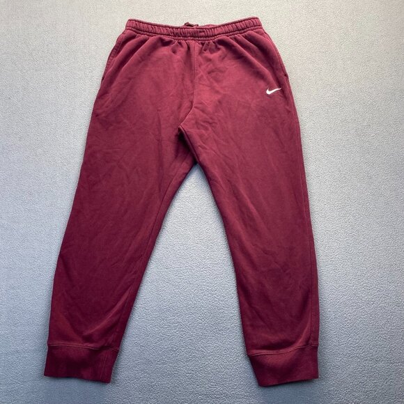 Nike Men’s Athletic Marron Pants  Size XL,Pockets,Drawstring,Comfort - Picture 1 of 10